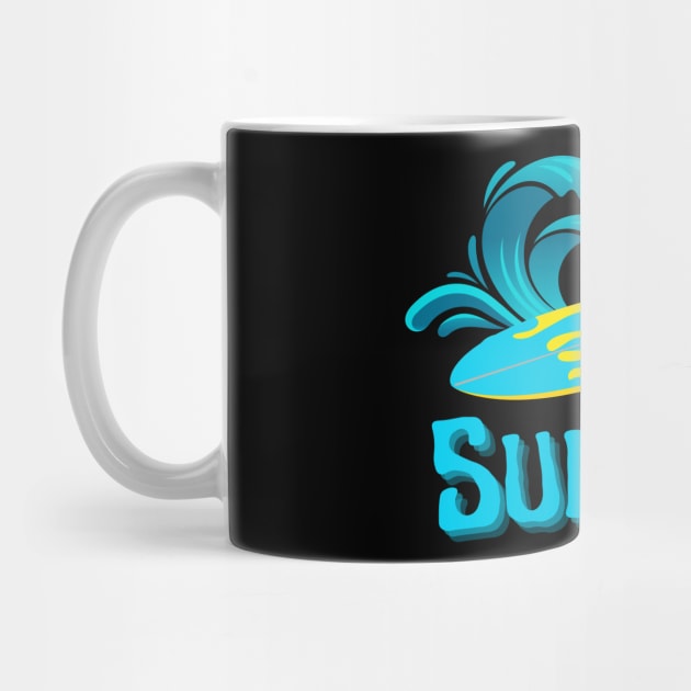 Surfing Surfer Wave Water Sprorts by Foxxy Merch